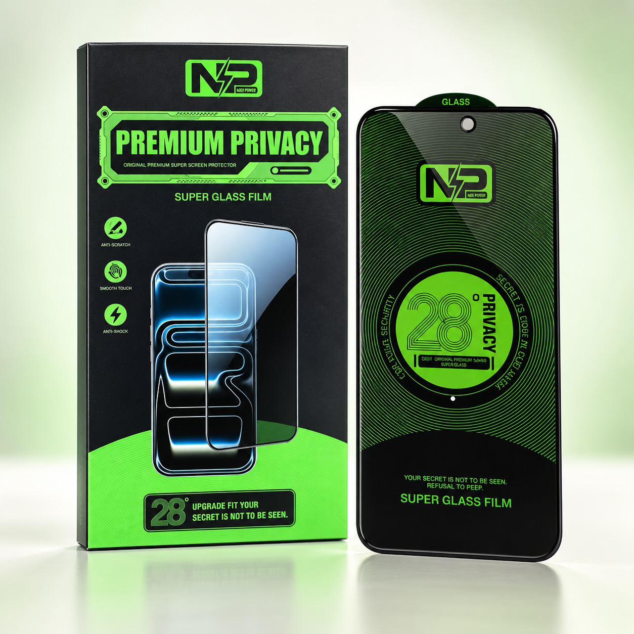Nader Power Premium Privacy Glass